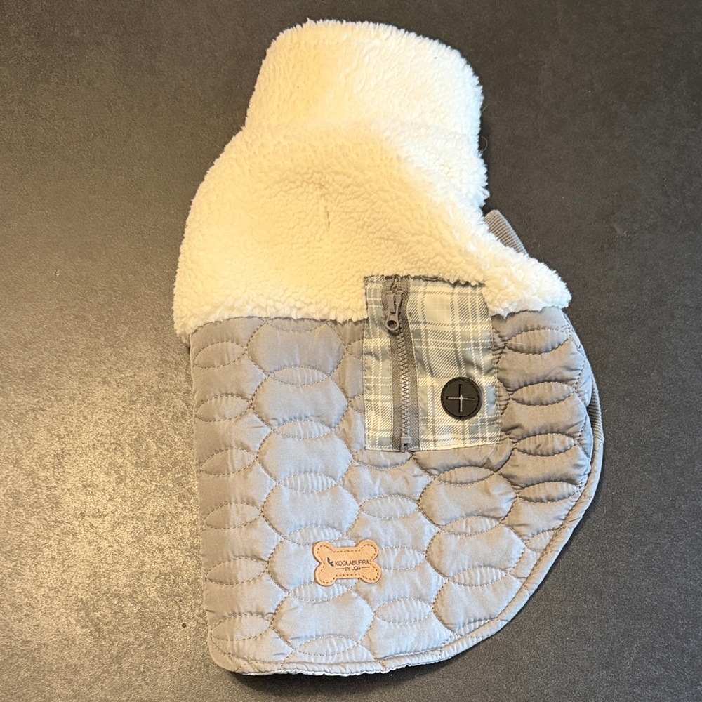 Cozy Quilted Kids Accessory in Gray and Cream Kooalaburra by UGG